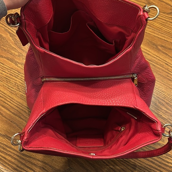 Coach Madison Phoebe F35723 Pebbled Shoulder Bag - Picture 6 of 16